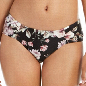 Nwt Rachel Roy Cherry Blossom Ruched Swim Bottom